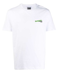 Les Hommes Urban Logo Print T Shirt