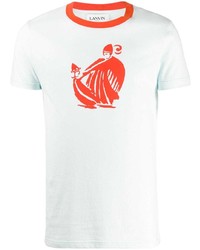 Lanvin Logo Print T Shirt