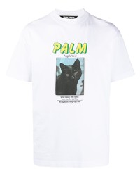 Palm Angels Logo Print T Shirt