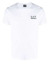 Ea7 Emporio Armani Logo Print T Shirt