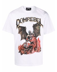 DOMREBEL Logo Print T Shirt