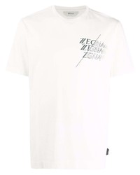 Z Zegna Logo Print T Shirt