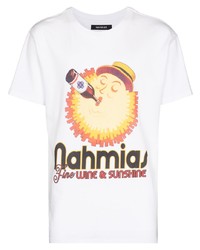 Nahmias Logo Print T Shirt