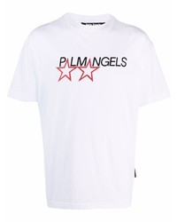 Palm Angels Logo Print T Shirt