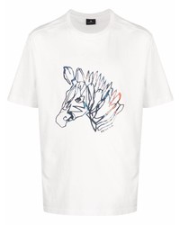 PS Paul Smith Logo Print T Shirt