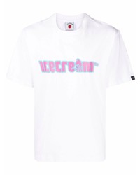 Icecream Logo Print T Shirt