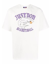 Just Don Logo Print T Shirt