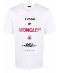 Moncler Logo Print T Shirt