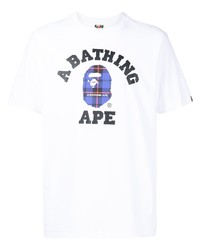 A Bathing Ape Logo Print T Shirt