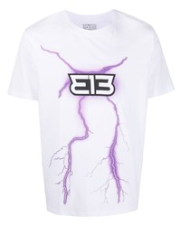 313 WORLDWIDE Logo Print T Shirt