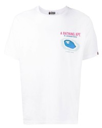 A Bathing Ape Logo Print T Shirt