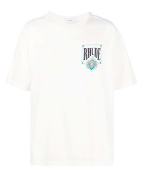 Rhude Logo Print T Shirt