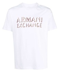 Armani Exchange Logo Print T Shirt