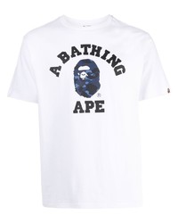 A Bathing Ape Logo Print T Shirt