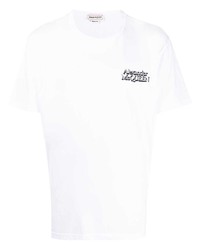 Alexander McQueen Logo Print T Shirt