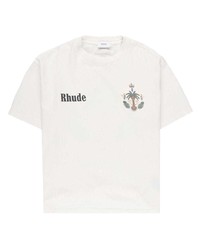 Rhude Logo Print T Shirt