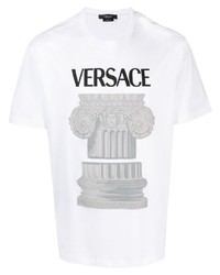 Versace Logo Print T Shirt