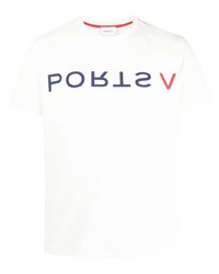 Ports V Logo Print T Shirt