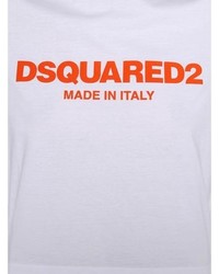 Dsquared2 Logo Printed Cotton T Shirt