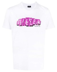 Diesel Logo Printed T Shirt