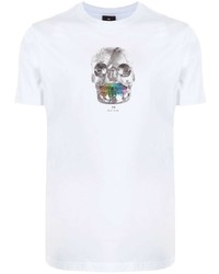 PS Paul Smith Logo Skull Print T Shirt