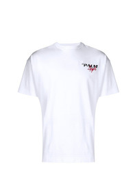 Palm Angels Logo Sticker Print T Shirt