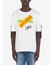Dolce & Gabbana Logo Tape Detail T Shirt