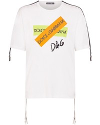 Dolce & Gabbana Logo Tape Detail T Shirt