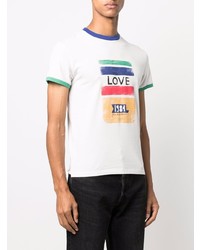 Saint Laurent Love 1984 Cotton T Shirt