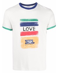 Saint Laurent Love 1984 Cotton T Shirt
