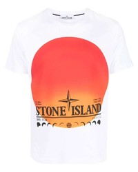 Stone Island Lunar Eclipse Two Cotton T Shirt