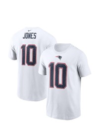 Nike Mac Jones White New England Patriots Player Name Number T Shirt At Nordstrom