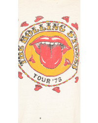 Madeworn Rock Rolling Stones 1978 Rock Printed Tee
