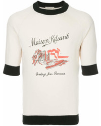 MAISON KITSUNÉ Maison Kitsun City Beach Print T Shirt