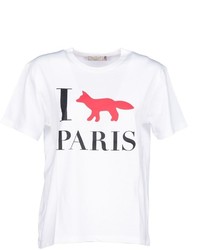 Kitsune Maison Kitsun I Fox Paris T Shirt