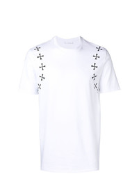 Neil Barrett Maltese Cross Printed T Shirt