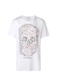 Alexander McQueen Map Skull T Shirt