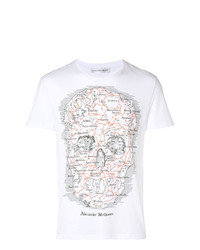 Alexander McQueen Map Skull T Shirt