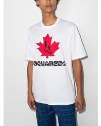 DSQUARED2 Maple Leaf Print T Shirt