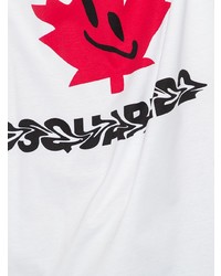 DSQUARED2 Maple Leaf Print T Shirt