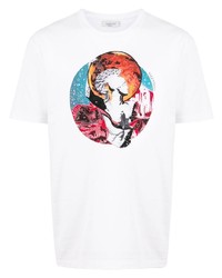 Valentino Mars Print Cotton T Shirt