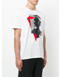 Neil Barrett Martin Luther King Jr Lincoln Graphic Print T Shirt