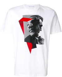Neil Barrett Martin Luther King Jr Lincoln Graphic Print T Shirt
