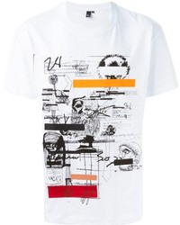 McQ by Alexander McQueen Mcq Alexander Mcqueen Abstract Print T Shirt
