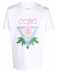 Casablanca Memphis Icon Organic Cotton T Shirt