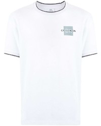 CK Calvin Klein Mesh Style Logo Print T Shirt