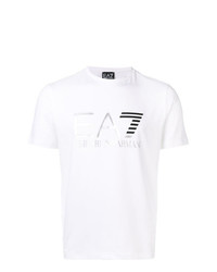 Ea7 Emporio Armani Metallic Logo T Shirt
