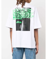 Off-White Metro Type Skate Cotton T Shirt