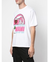 Just Don Miami Print T Shirt