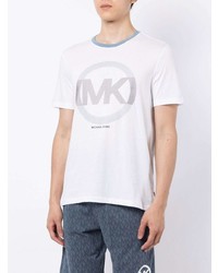 Michael Kors Michl Kors Logo Prin Crew Neck T Shirt